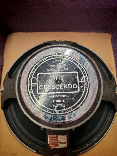 Pair vintage fane - fane, crescendo
