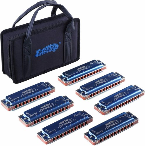 Easttop harmonica set 7 - set, of