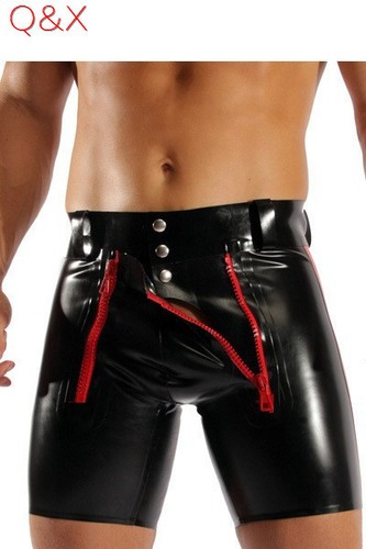 Mens pvc shorts leather - mens,