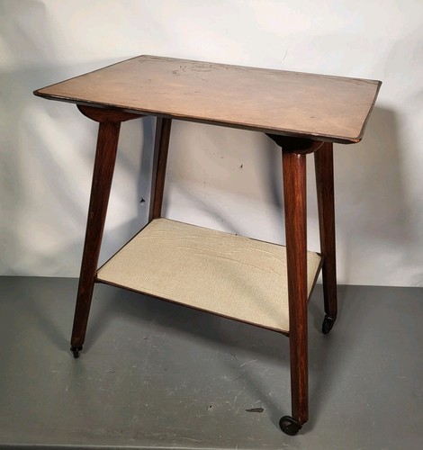 Vintage two tier eooden side - two-tier,