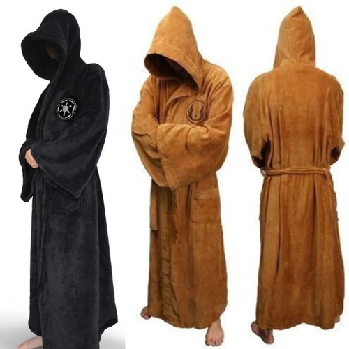 Men flannel hooded - robe, jedi
