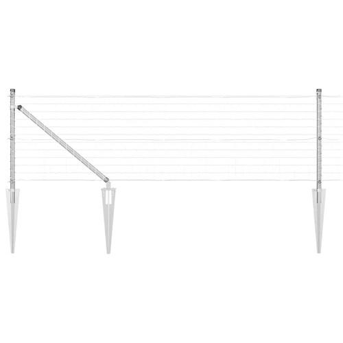 Euro fence with - with, base
