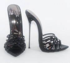 METAL STILETTO HIGH HEEL