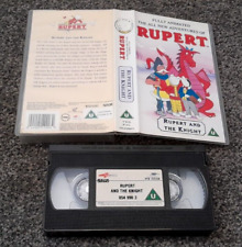 THE ALL NEW ADVENTURES OF RUPERT AND THE KNIGHT PAL VHS VIDEO KIDS CHILDREN