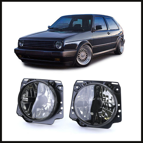 Headlight set pair - set, black
