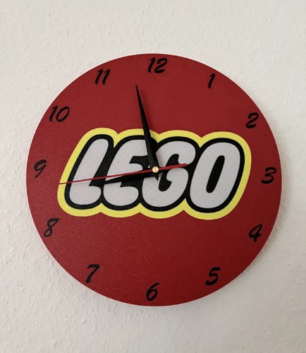 Lego wall clock quartz - quartz, battery