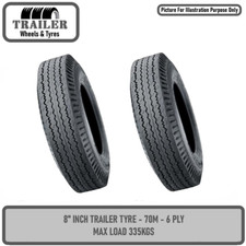 Heavy Duty Trailer 8 Inch Tyre