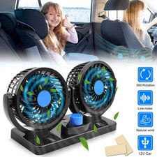 Car Truck Fan Dual Head