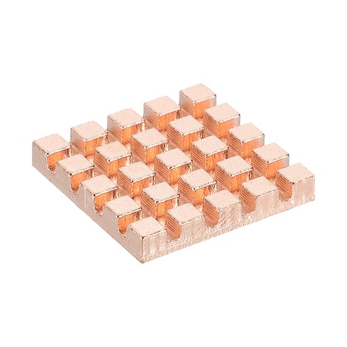 Copper heatsink 20x20x3mm - heatsink,