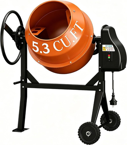 Electric cement mixer - cement, 5.3