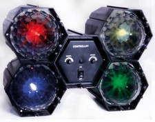 FXLab Portable 4Way Disco Performance Light Stage DJ Club Event LED Light Effect