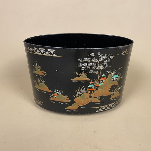 Oriental style black tin - oriental,