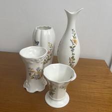 Aynsley Cottage Garden Four Vases (G7G)