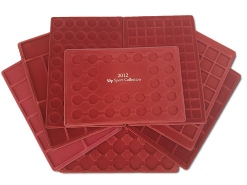Coin tray collection display - tray,