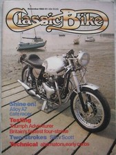 Classic Bike magazine November 1983 featuring Triumph