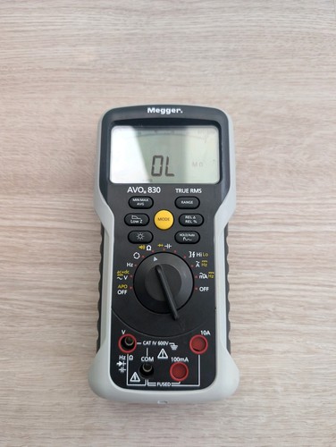 Megger avo 830 rms measuring - megger,