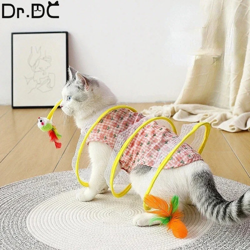 Cat coil tunnel - coil, foldable