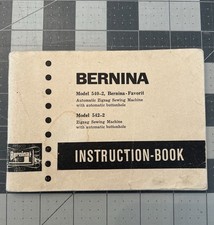VTG 1959 Bernina 540 Favorit Sewing Machine Instruction Manual User Booklet Only