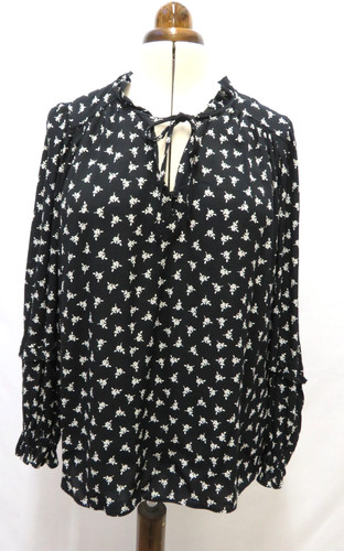 Blouse m s black - blouse,, m&s,
