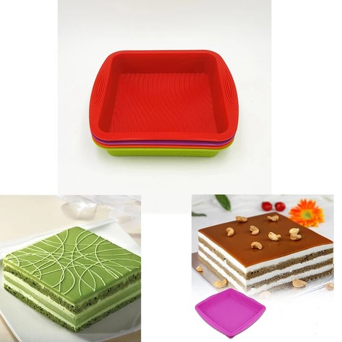 Square cake mould silicone - cake,