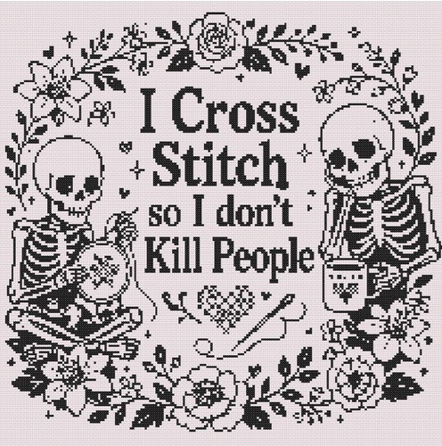 Counted cross stitch - cross, 14