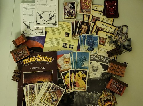 Vintage 1989 heroquest bundle - vintage,