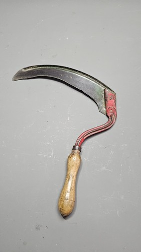 Vintage garden sickle - a,