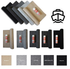 BOAT LINING CARPET 4 WAY STRETCH OPTIONAL TRIMFIX GLUE  MARINE BARGE