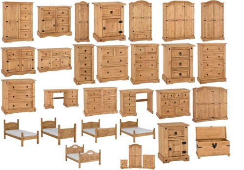 Corona solid waxed pine - waxed,