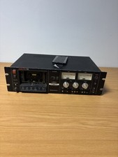 Tascam 112 MKII Studio Cassette Tape Deck Parts Only-TURNS ON