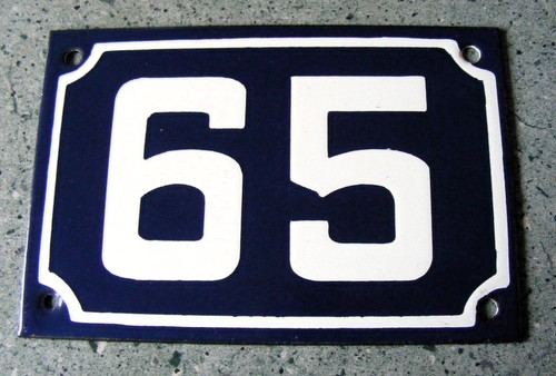 Vintage retro french - french, blue