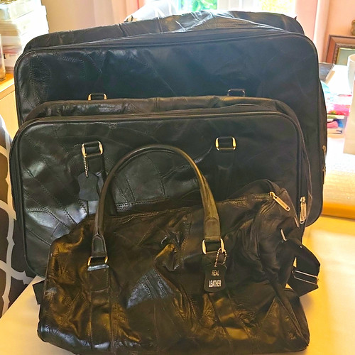 Vintage black patchwork real - black,