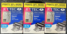 3 Black Ink Cartridges For Epson Stylus C62 CX3200