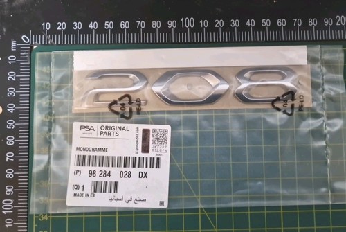 Peugeot 208 bonnet badge front - peugeot,