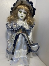 Porcelain Horror Doll. Halloween Prop Scary OOAK