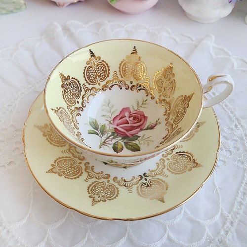 Paragon pink rose yellow - , tea