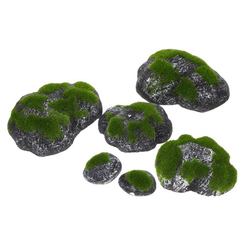 Moss decor stones for fairy - for,