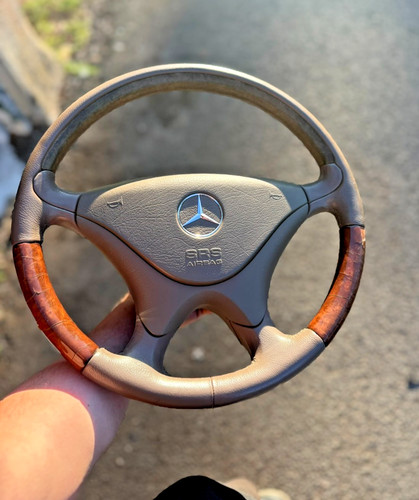 Mercedes r129 wood - mercedes, steering