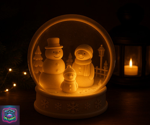 Magical snow globe with - magical,