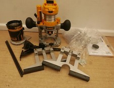 DeWalt DCW604NT dcw604 18V XR Multi Base Plunge Router Bare Unit + extra fence