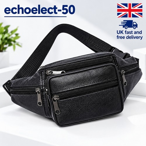 Real leather zipped secure - leather,