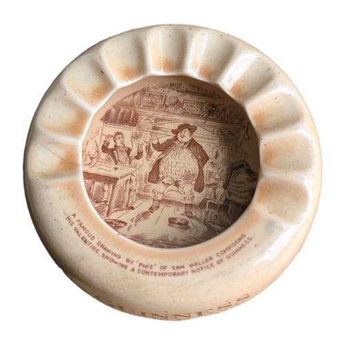 Guinness vintage pub ashtray - guinness,