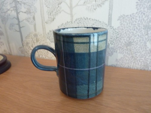 The tain pottery tartan mug - pottery,