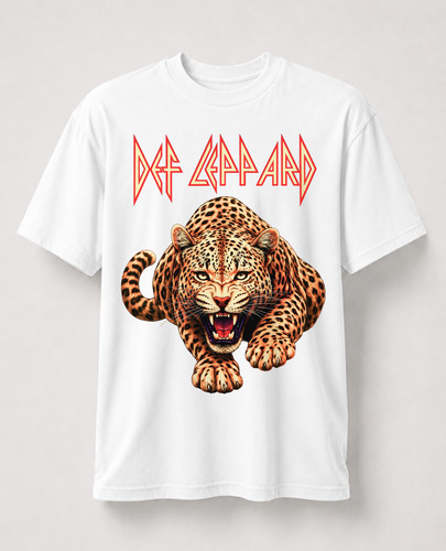 Def leppard shirt leopard - t,