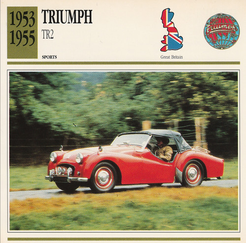 1953 1955 triumph - to, tr2