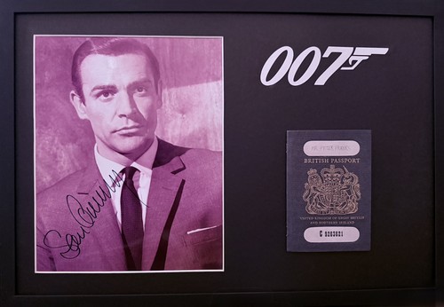 Sean connery hand signed 007 - sean,