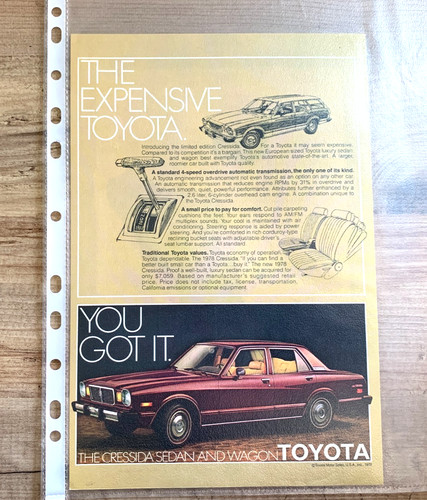 Toyota cressida frameable - toyota,