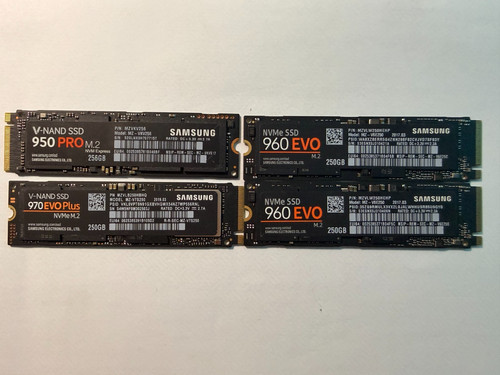 Job lot 256 250gb - of, nvme