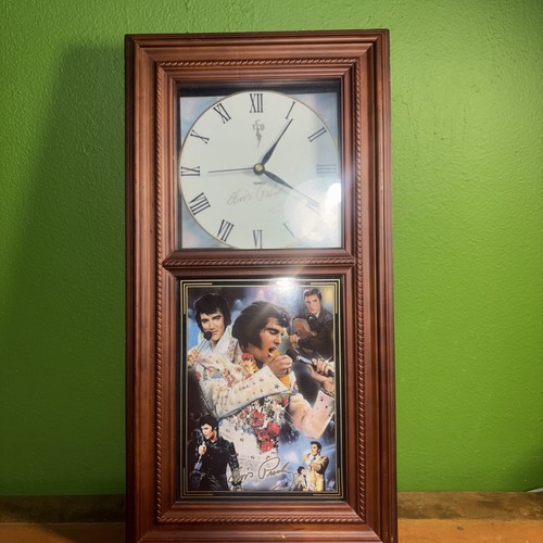 Elvis quarter clock