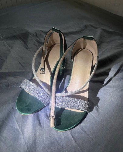 Women green strappy - women's, high